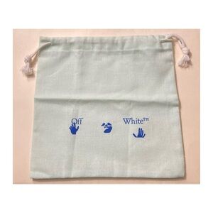 NEW Off-White Pale Green Dust Bag